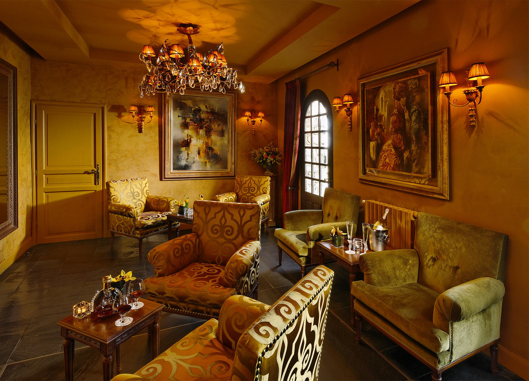 Chateau Eza Eze Interior foto